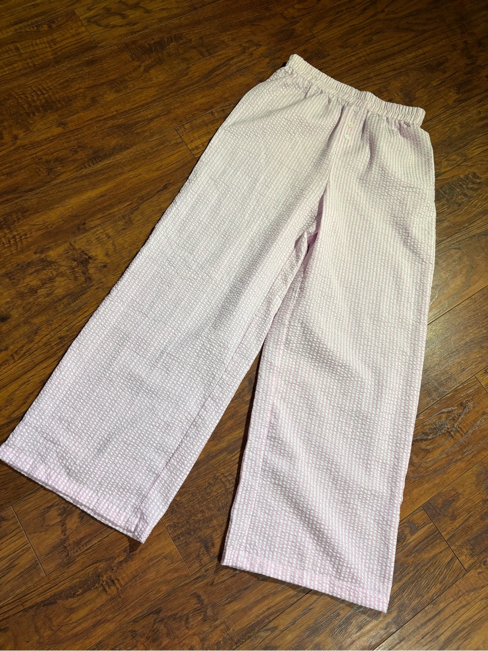 SHEIN women’s size S pink striped pj pants